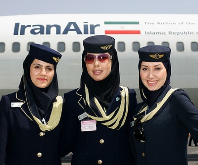 Azafatas de Iran Air