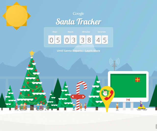 Sigue el Viaje de Papá Noel con Google Maps